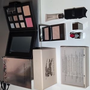 Burberry lipstick primer bronzer makeup set Lancome all over face palette NIB
